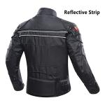BORLENI Windproof Motorcycle Riding Jacket with Armor