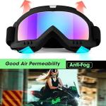 2 Pack Windproof Dirt Bike and Motorcycle Goggles