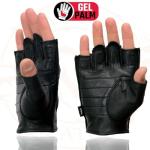 Milwaukee Leather Men's Fingerless Motorcycle Gloves - XX-Large
