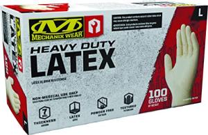Mechanix Wear Disposable Latex Gloves - 100 Pack