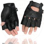 Milwaukee Leather Men's Fingerless Motorcycle Gloves - XX-Large
