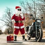 Funny Santa Helmet Cover for Motorcycle Riders