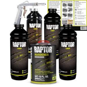 U-POL Raptor Black Spray-On Truck Bed Liner Kit