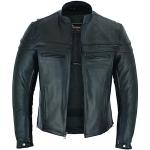 Vance Leather Men's Premium Motorcycle Racer Jacket