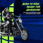 HWK Brando Black Leather Motorcycle Jacket for Men