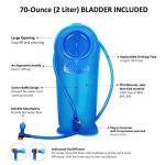 Unigear Hydration Pack with 70 oz Water Bladder