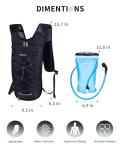 Blue Quartz Hydration Pack with 2L Bladder