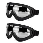 LJDJ Adjustable Motorcycle Goggles Set of 2