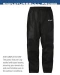 FROGG TOGGS Men's Bull Frogg Rain Pants, Black
