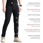 Men's Stretch Riding Jeans with CE Armor