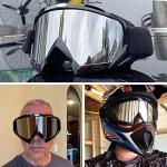 4-FQ Dustproof Motorcycle Goggles with Anti-UV Lens