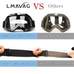 2-Pack Anti-Fog Motorcycle Goggles for All Ages