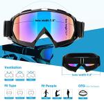 MAMBAOUT 2-Pack Off-Road Motorcycle Goggles