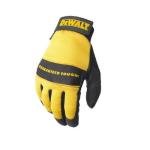 Dewalt Synthetic Leather Work Gloves - Large Black/Yellow
