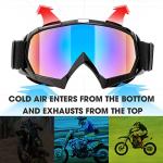 MAMBAOUT 2-Pack Off-Road Motorcycle Goggles