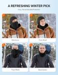 AstroAI Thermal Fleece Balaclava Mask for Outdoors