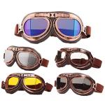 Peicees Vintage Motorcycle Goggles for Bikers