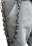 Miglaja Skull Wallet Chain for Bikers and Goths