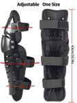 Dual Axis Knee Shin Guards with Impact Foam