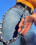 Miglaja Skull Wallet Chain for Bikers and Goths
