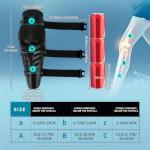 Adjustable Black Knee Pads for Biking and Riding