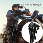 Adjustable Black Knee Pads for Biking and Riding