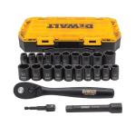 DEWALT 23-Piece Impact Socket Set with Ratchet