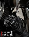 IRON JIA Full Finger Motorcycle Gloves - Black