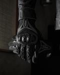 IRON JIA Full Finger Motorcycle Gloves - Black