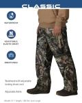 FROGG TOGGS Men's Waterproof Rain Pants, Mossy Oak