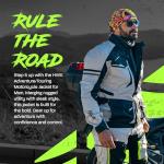 HWK Adventure Touring Men's Motorcycle Jacket - Grey