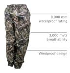 FROGG TOGGS Men's Waterproof Rain Pants, Mossy Oak