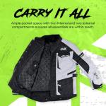 HWK Adventure Touring Men's Motorcycle Jacket - Grey