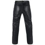 Black Premium Leather Pants for Riders - 44" Waist