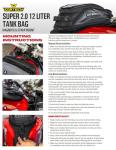 Cortech Super 2.0 12L Motorcycle Tank Bag