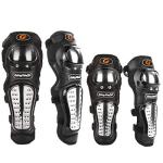 4-Pack Alloy Steel Motorcycle Knee and Elbow Guards
