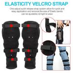 4-Pack Alloy Steel Motorcycle Knee and Elbow Guards
