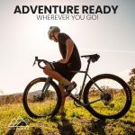 ALMSTHRE Midnight Black 0.5L Bike Saddle Bag