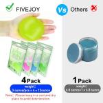 4-Pack Car Cleaning Gel Putty for Interiors