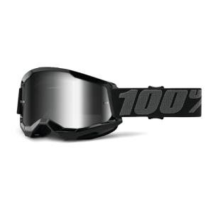 100% Strata 2 Goggle - Black Mirror Silver