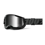 100% Strata 2 Goggle - Black Mirror Silver