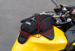 Chase Harper Magnetic Tank Bag - Black Manta X2