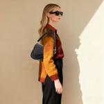 Women's Stylish Woven Crocodile Leather Crossbody Bag