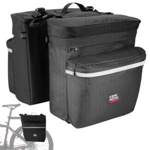 KEMIMOTO 34L Waterproof Bike Bag Panniers