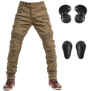 LOMENG Men's Armored Motorcycle Riding Pants