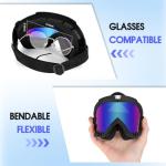 Vameeco 2-Pack ATV Dirt Bike Goggles