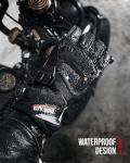 Winter Motorcycle Gloves with CE Protection - Black