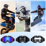 Vameeco 2-Pack ATV Dirt Bike Goggles