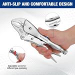 Locking Pliers Set with Chrome-Vanadium Steel