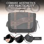 NICECNC Vintage Canvas Motorcycle Saddle Bags